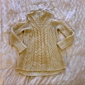 cold shoulder sweater